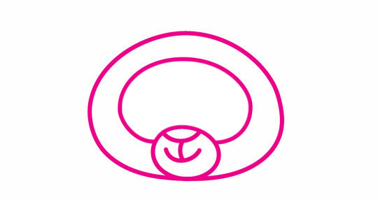 一步步教你画简单的小浣熊