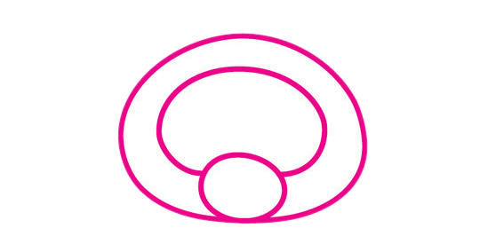 一步步教你画简单的小浣熊