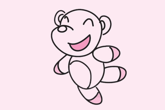 一组关于小熊的简笔画大全