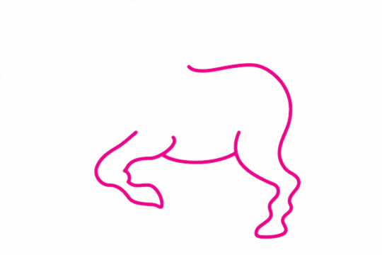 一步步教你画一匹马