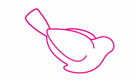 一步步教你画简单的麻雀 一步步教你画简单的麻雀