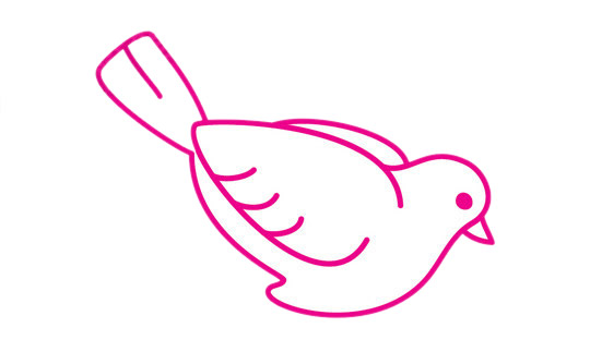 一步步教你画简单的麻雀 一步步教你画简单的麻雀