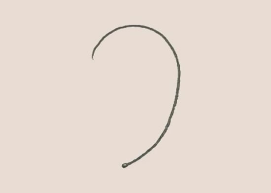 涂色的海豚简笔画教程