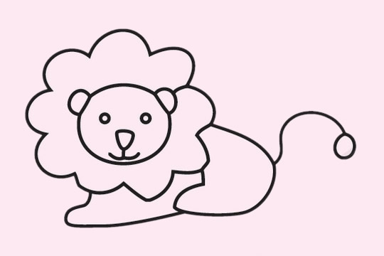 简单的狮子怎么画