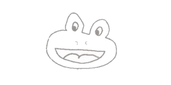 涂色的青蛙简笔画教程