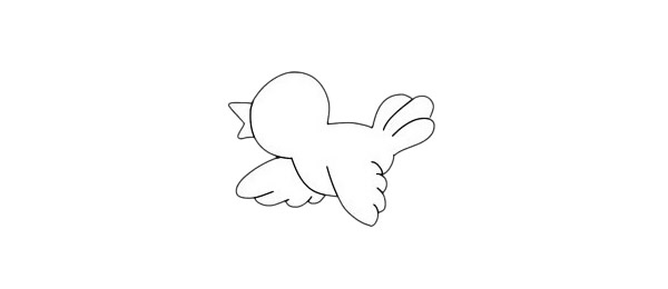 一步步教你画简单的黄鹂鸟