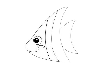 一组热带鱼简笔画大全