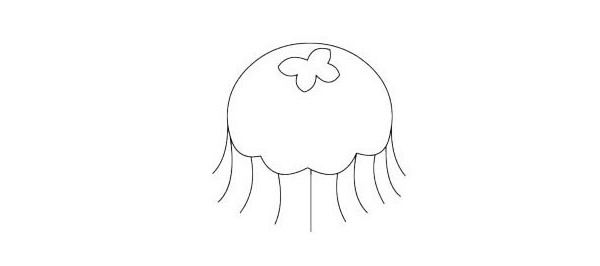 一组关于水母的简笔画大全