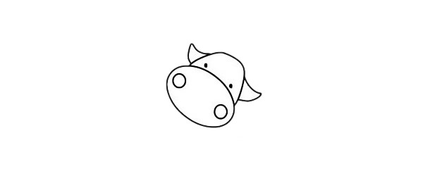 卡通水牛简笔画教程