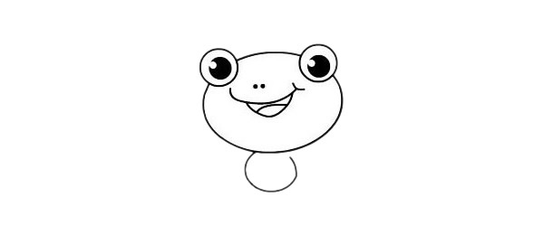 卡通青蛙简笔画教程