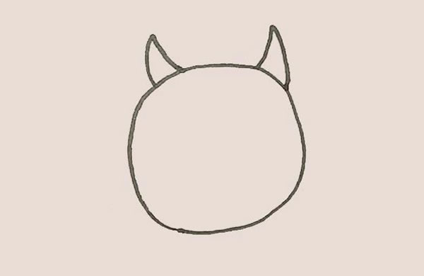 小恶魔蝙蝠简笔画教程