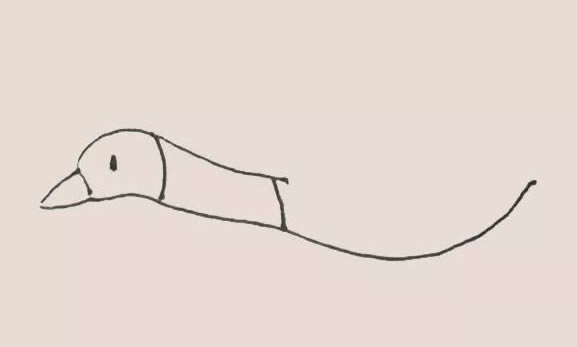 大雁简笔画教程【涂色】