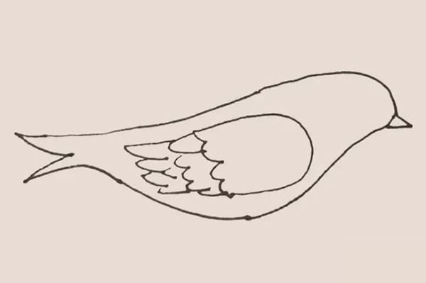 黄鹂怎么画 黄鹂简笔画教程