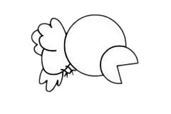 乌鸦喝水简笔画步骤教程