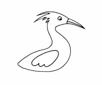 白鹭简笔画步骤教程 白鹭简笔画步骤教程
