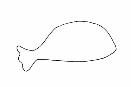 斑马鱼简笔画步骤教程