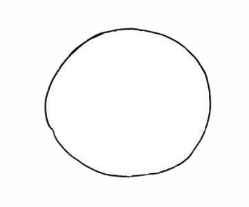 鲳鱼简笔画步骤教程