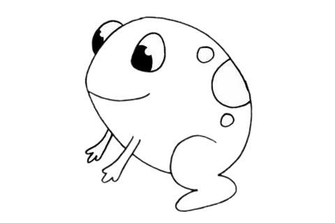蟾蜍简笔画步骤教程 蟾蜍简笔画步骤教程