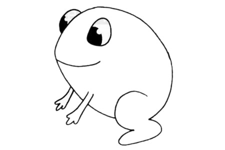 蟾蜍简笔画步骤教程 蟾蜍简笔画步骤教程