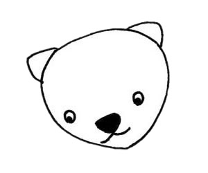 关于貂的简笔画步骤教程