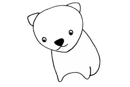 关于貂的简笔画步骤教程