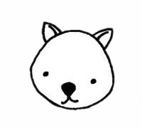 卡通臭鼬简笔画步骤教程