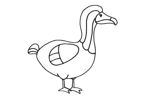 关于渡鸦的简笔画