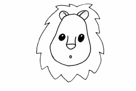 一步步教你画简单的狮子 一步步教你画简单的狮子