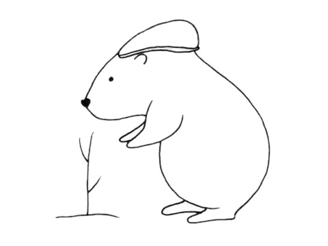 关于河狸的简笔画