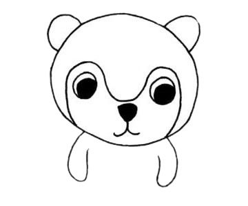 卡通狐猴简笔画步骤教程 卡通狐猴简笔画步骤教程