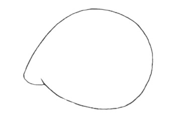 可爱的河豚简笔画教程