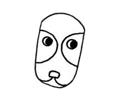 可爱的腊肠犬简笔画教程 可爱的腊肠犬简笔画教程
