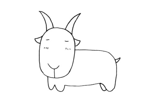 一步步教你画简单的山羊(画简单又漂亮的画怎么画)