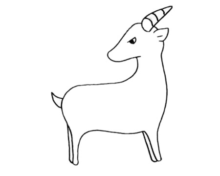 山羊怎么画最简单(山羊怎么画最简单可爱)