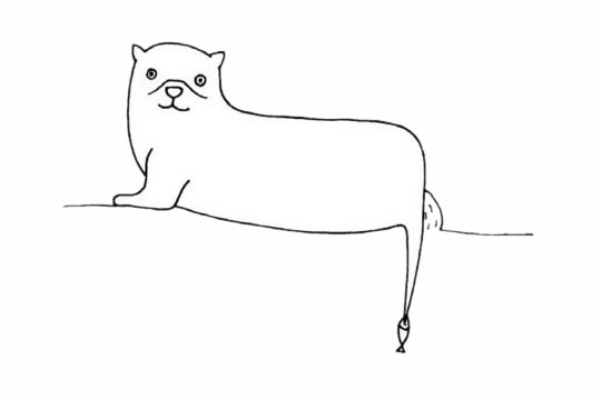 关于水獭的简笔画(关于水獭的简笔画怎么画)