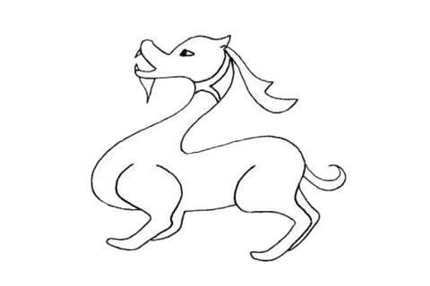 霸气的麒麟简笔画(霸气的麒麟简笔画怎么画)