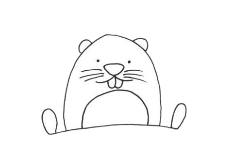 简单的鼹鼠怎么画(怎么画鼹鼠简笔画)