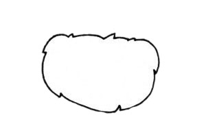 可爱的雪纳瑞简笔画步骤