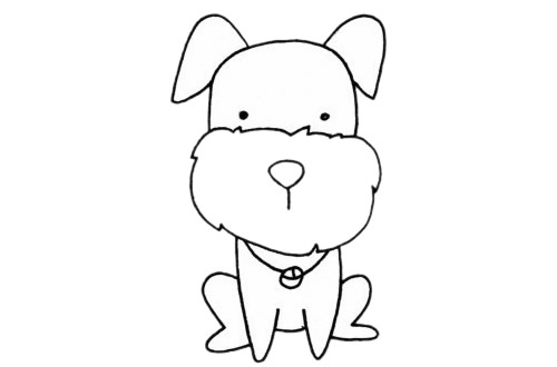 可爱的雪纳瑞简笔画步骤(如何给雪纳瑞剪个可爱的造型)