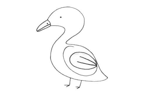 鸳鸯简笔画步骤(鸳鸯简笔画简笔画)