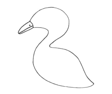 鸳鸯简笔画步骤