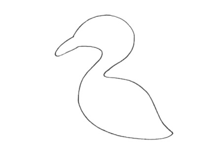 鸳鸯简笔画步骤