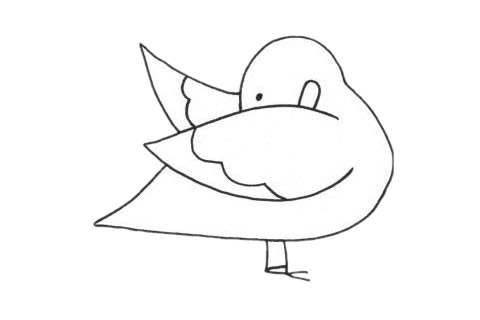 关于鸳鸯的简笔画(鸳鸯的简画图)