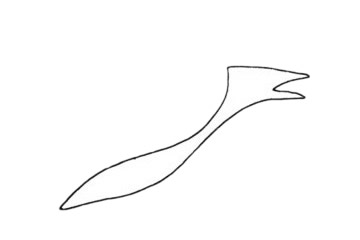 翼龙简笔画步骤