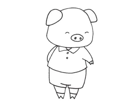 卡通的小猪简笔画(卡通的小猪简笔画怎么画)