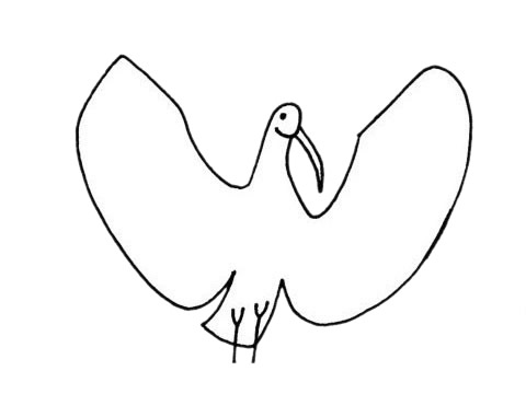 简单的朱鹮怎么画(朱鹮怎么画简单又好看)