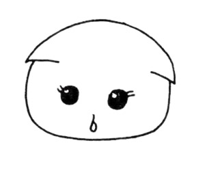 折耳猫简笔画步骤