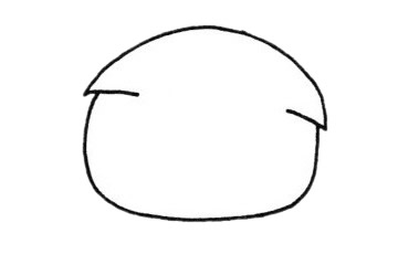 折耳猫简笔画步骤