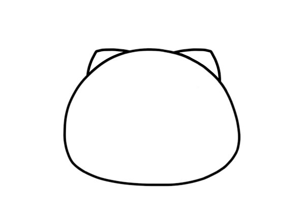 卡通的可爱小猪简笔画教程