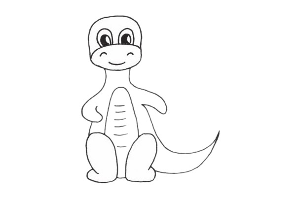 圆顶龙简笔画步骤(圆顶龙简笔画步骤图)